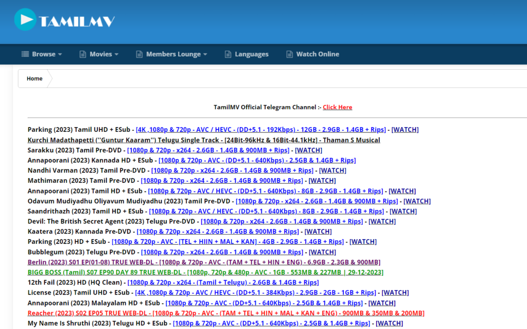 TamilMV Proxy: Unblock TamilMV Proxy Sites List And Its Alternatives