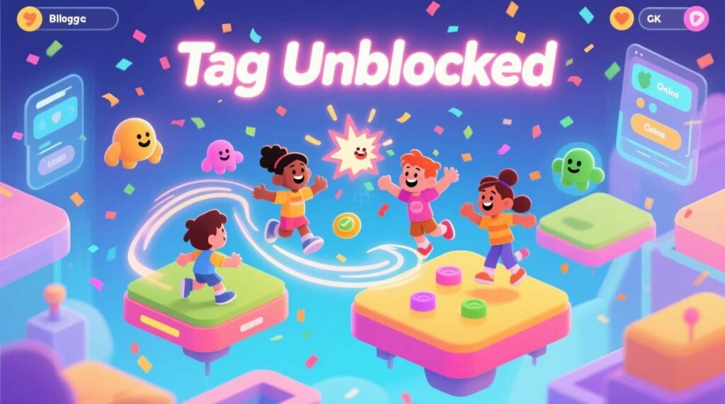 Create an image for this bloge post Tag Unblocked Play Tag Game Online Anytime, Anywhere