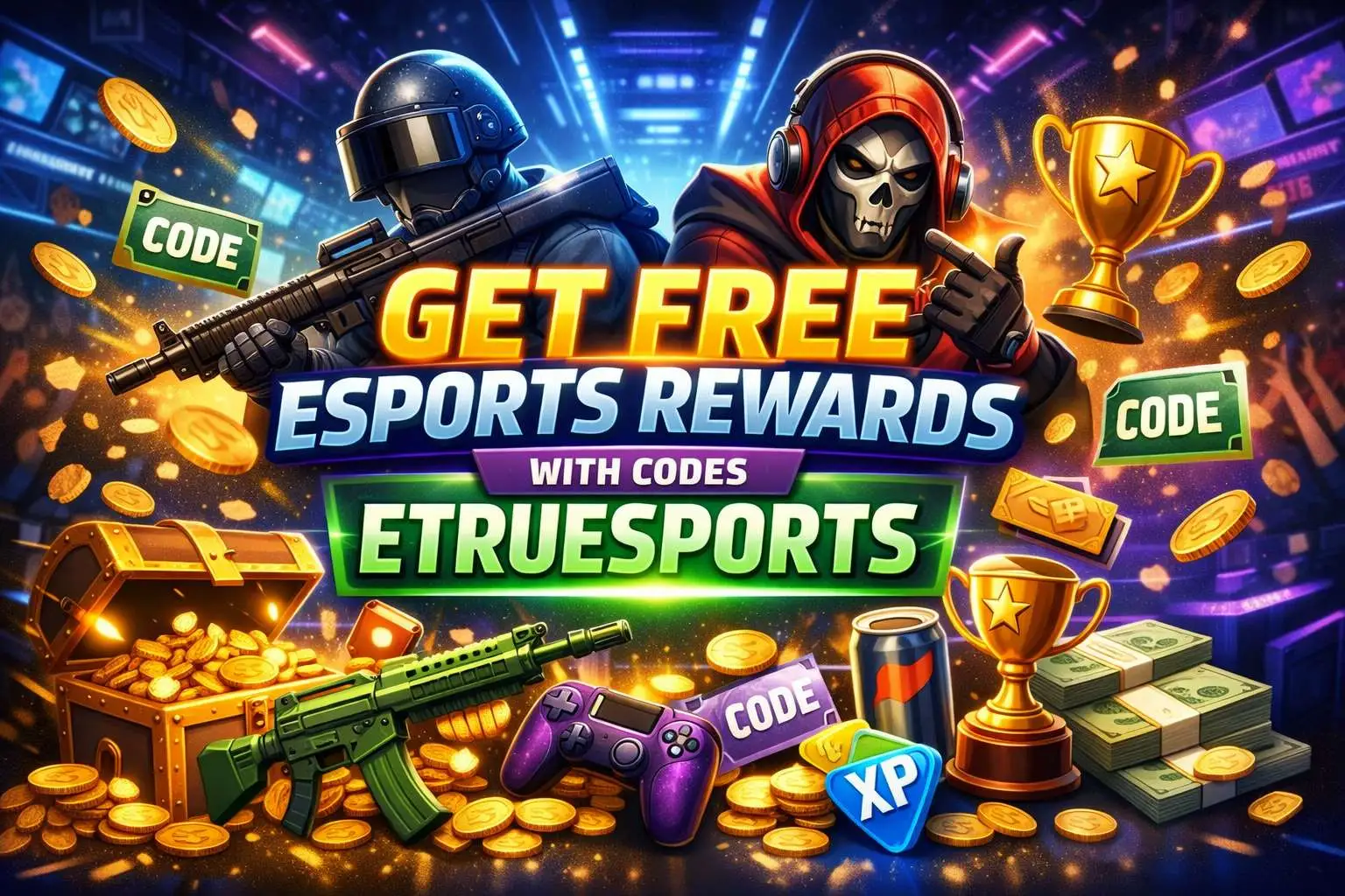 Get Free Esports Rewards with Codes EtrueSports